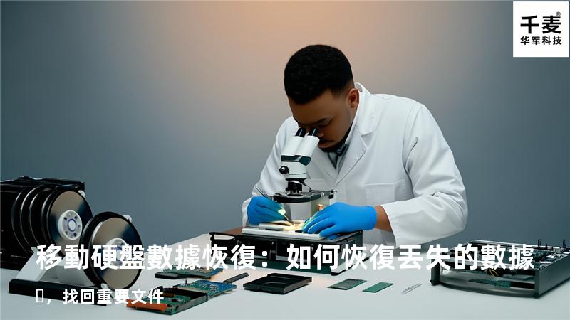 移動硬盤數據恢復：如何恢復丟失的數據，找回重要文件